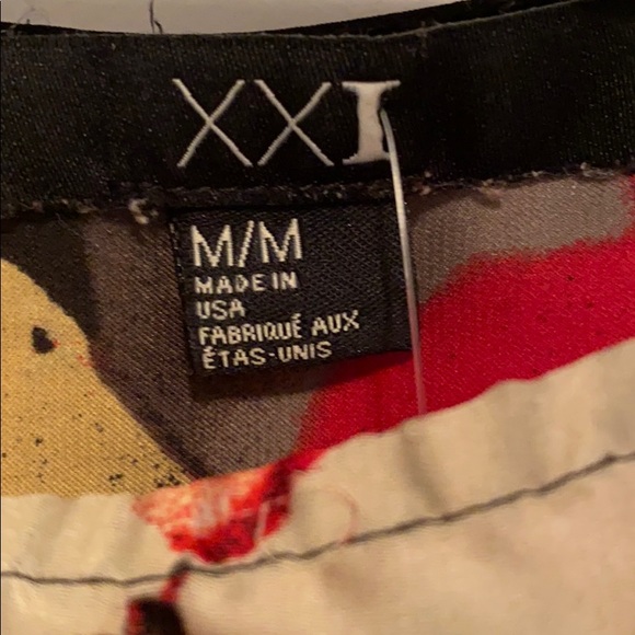 3 for $20 💜 F21 Tunic Floral Blouse - Picture 2 of 4